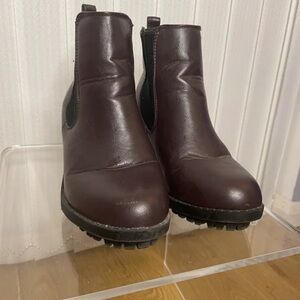 New Look Dark Brown Heeled Boots